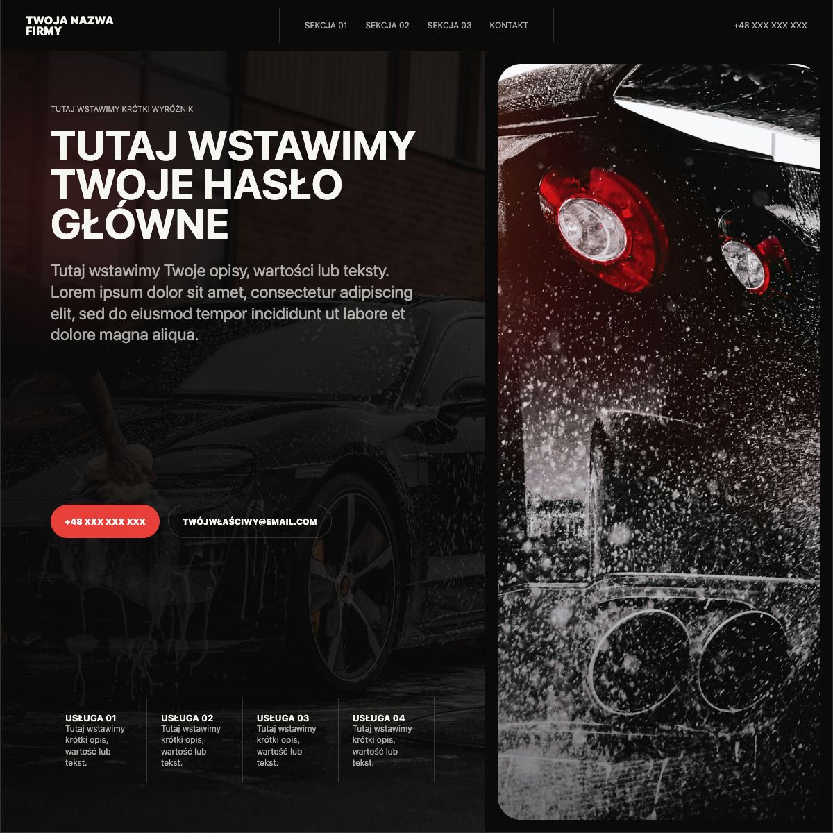Szablon car detailing 01