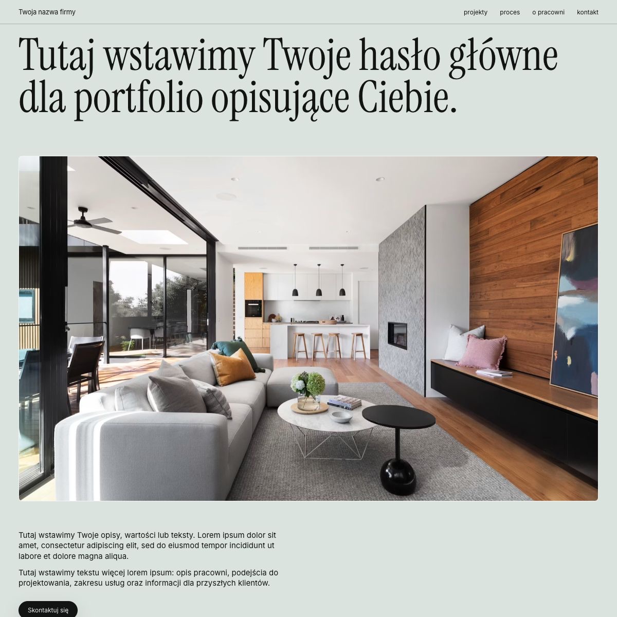 Szablon portfolio 01