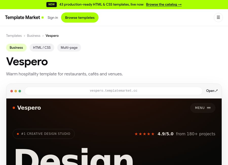 E-commerce platform for selling website templates — Turning files into a repeatable product 2